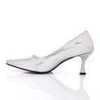 Patent Leather Kitten Heel Pointed Shoes