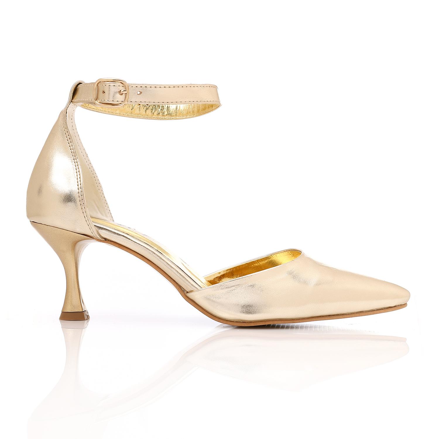 Patent Leather Kitten Heel Pointed Shoes