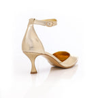 Patent Leather Kitten Heel Pointed Shoes