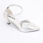 Patent Leather Kitten Heel Pointed Shoes