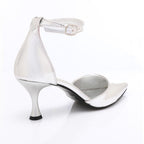 Patent Leather Kitten Heel Pointed Shoes