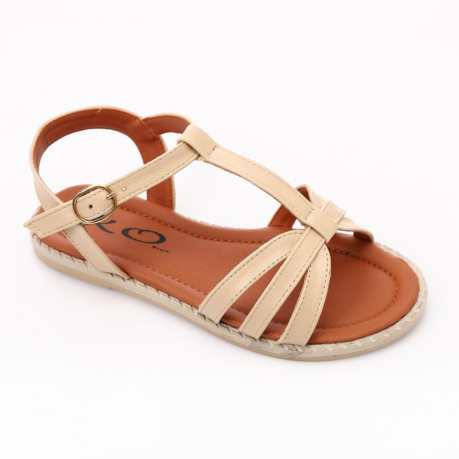 Soft Casual  Kids Sandals - Beige