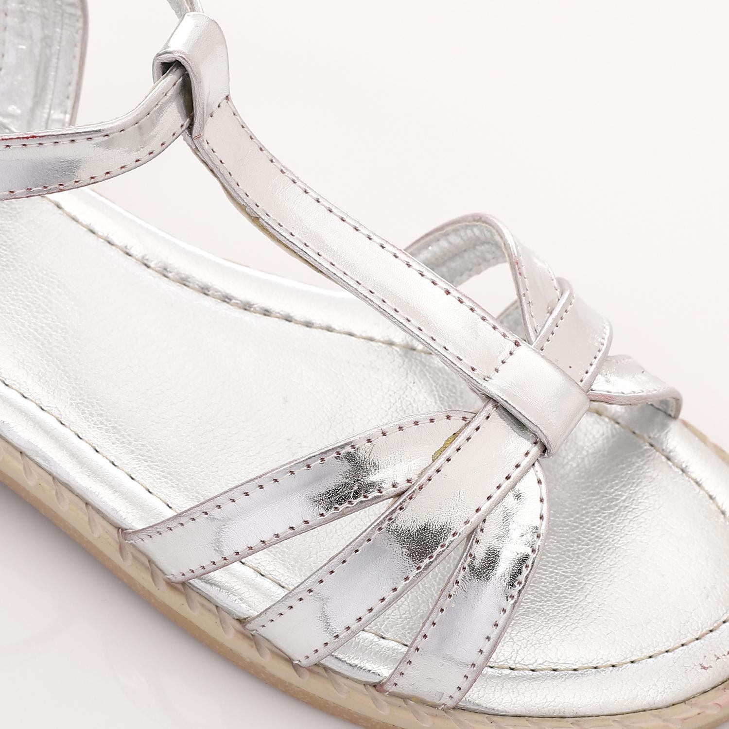 Soft Casual Kids Sandals Girls - Silver