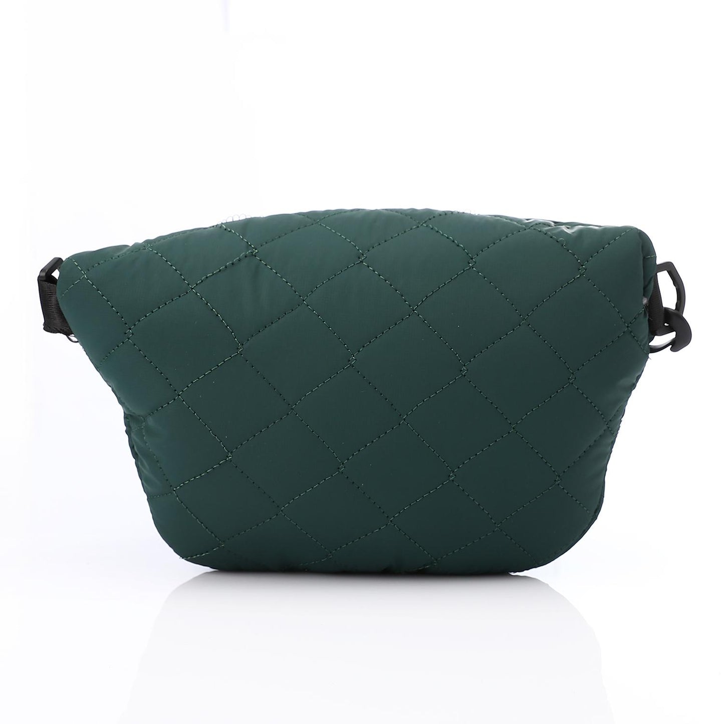 Quilted Dark Green Fanny Bag