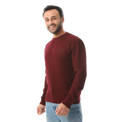 Wool Pullover With Crew Neck