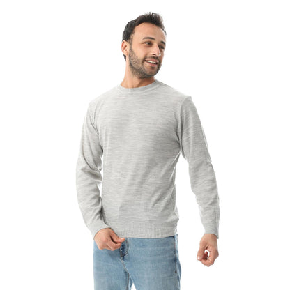 Wool Pullover With Crew Neck