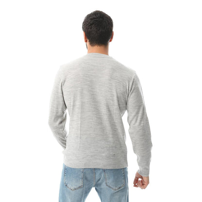 Wool Pullover With Crew Neck