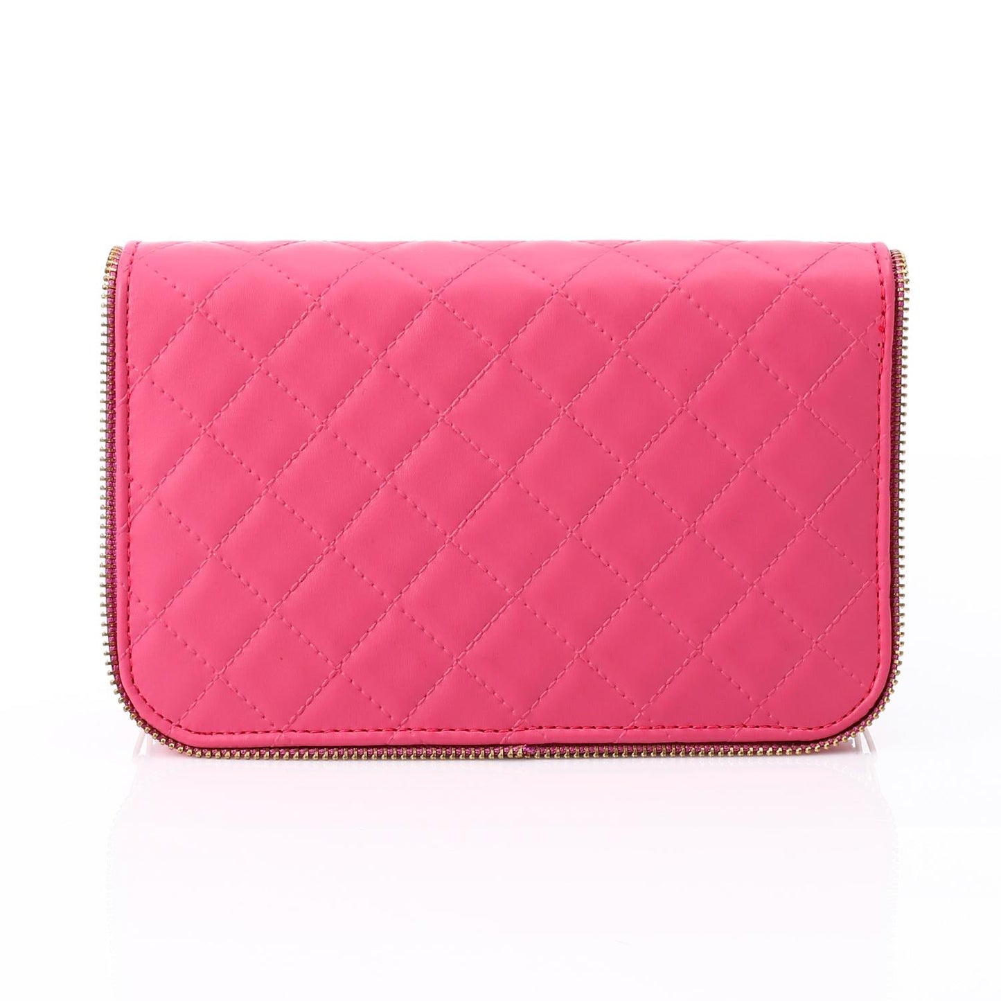 Hot Pink Quilted Classic Handbag