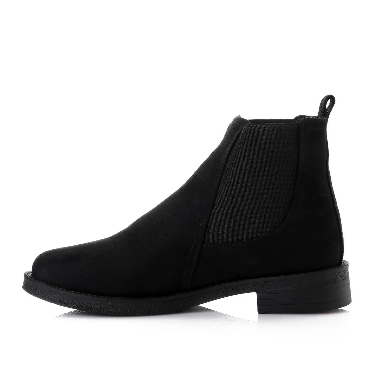 Suede Chelsea Boots - Black