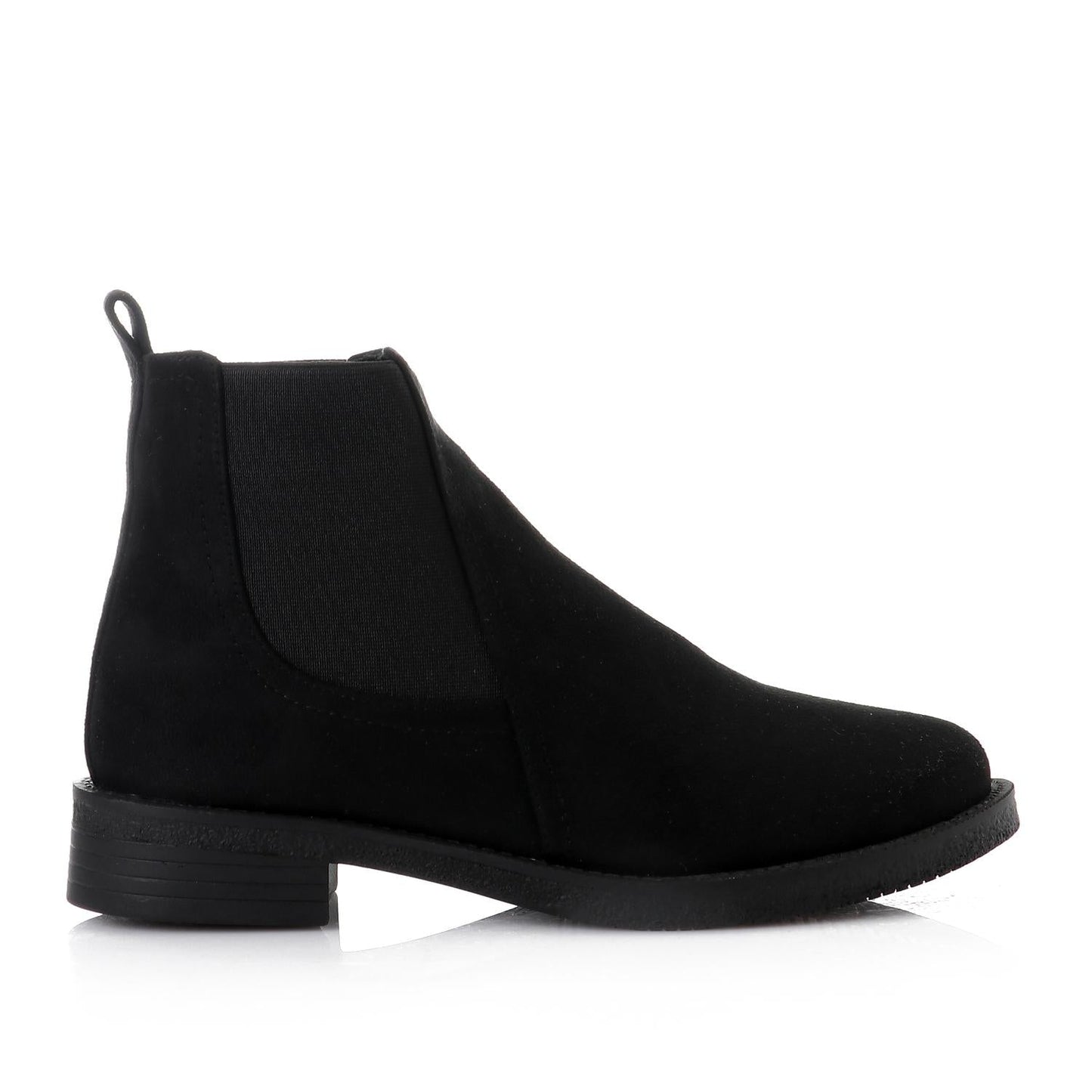 Suede Chelsea Boots - Black