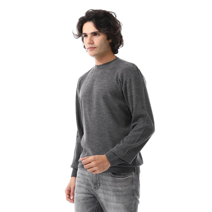 Wool Pullover With Crew Neck