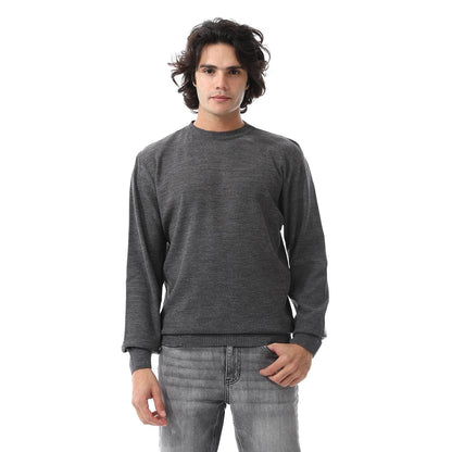 Wool Pullover With Crew Neck