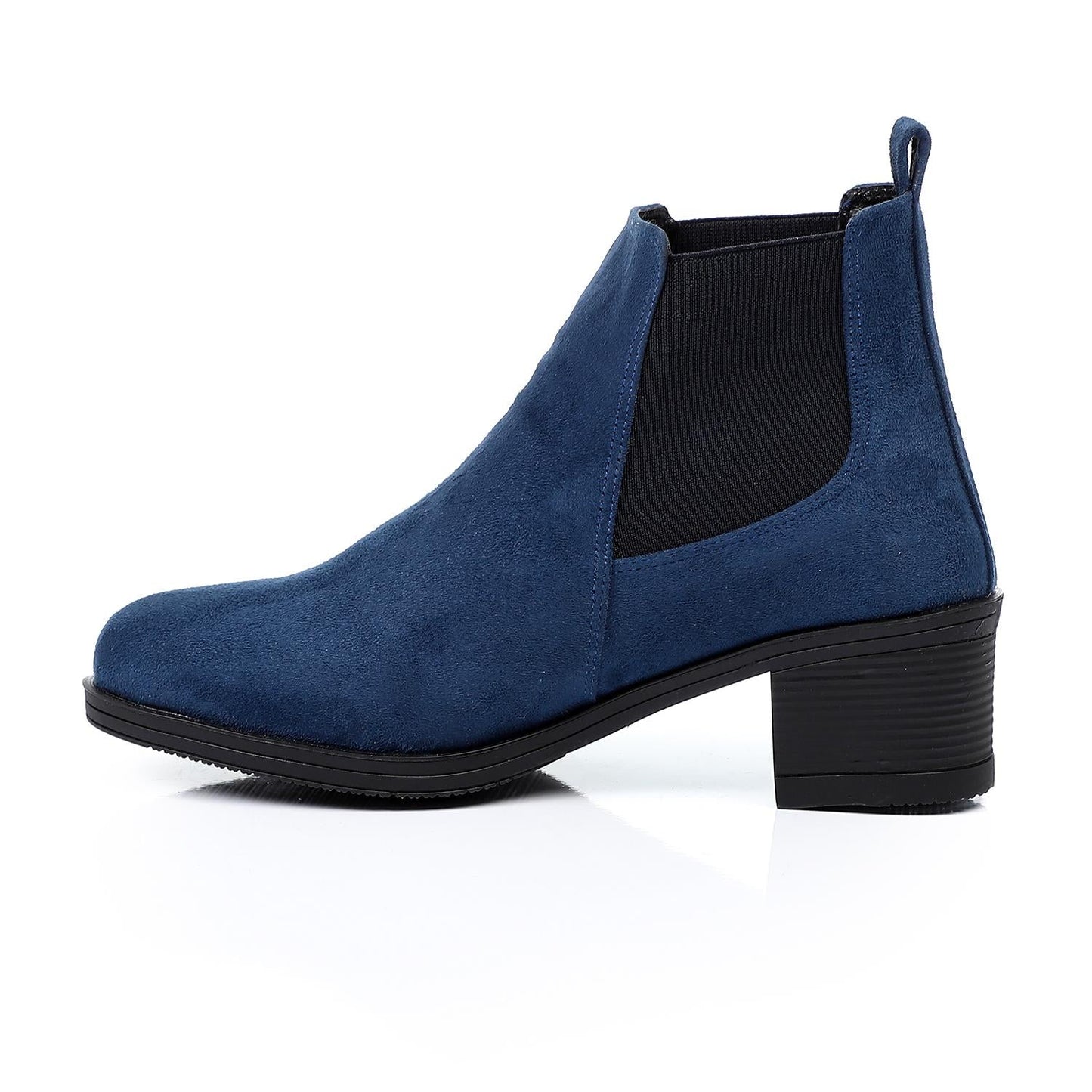 Elastic Side Suede Ankle Boot