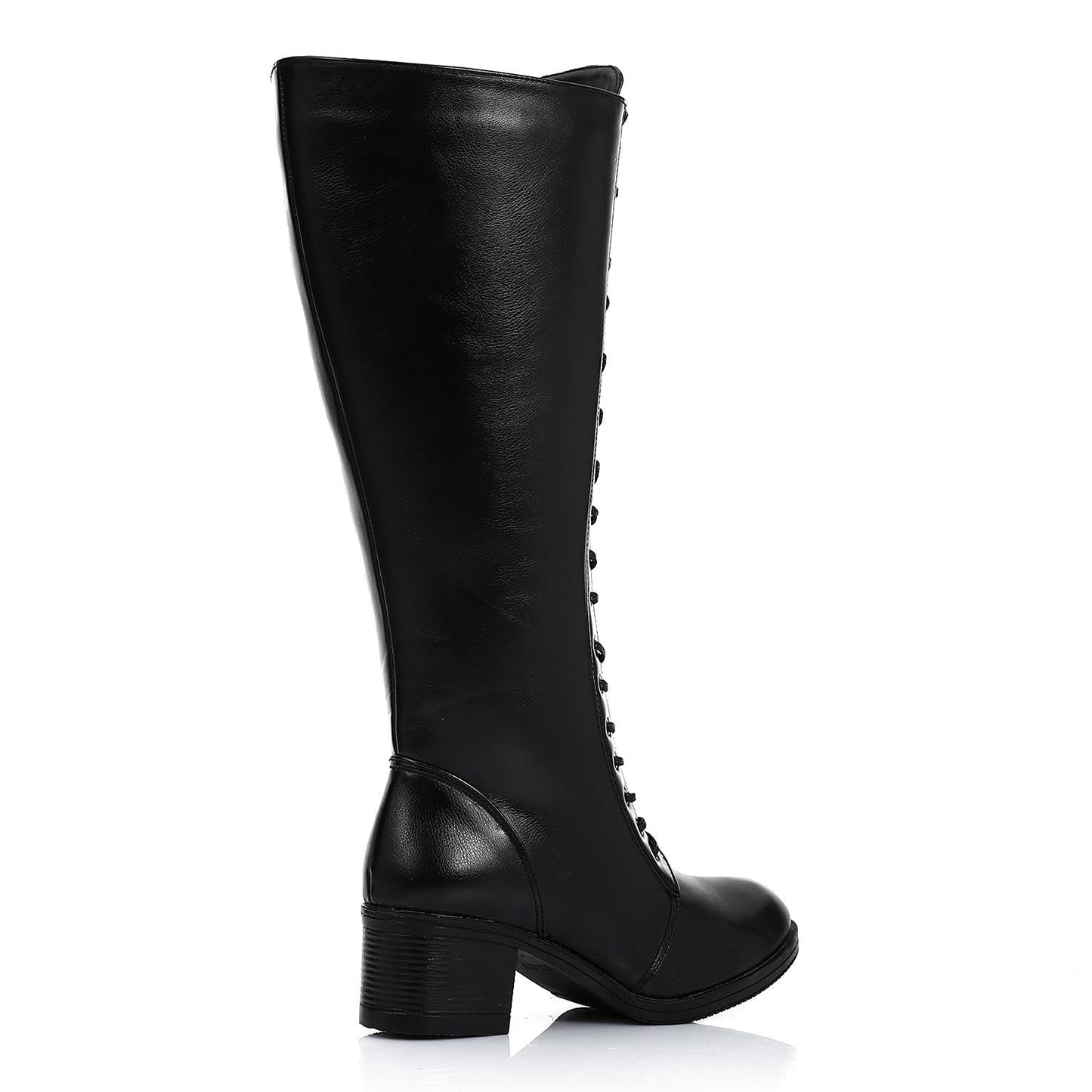 Leather Boot With Zip