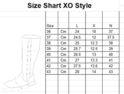 Mid-Calf Leather Boot with Decorative Buckle  Brown