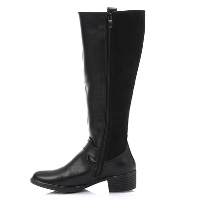 Leather Boot - Black