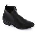 Leather Ankle Boot - Black