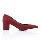 Women's High Heel Mule Sandals – Elegant Pointed Toe, Suede Leather Texture 3CM.