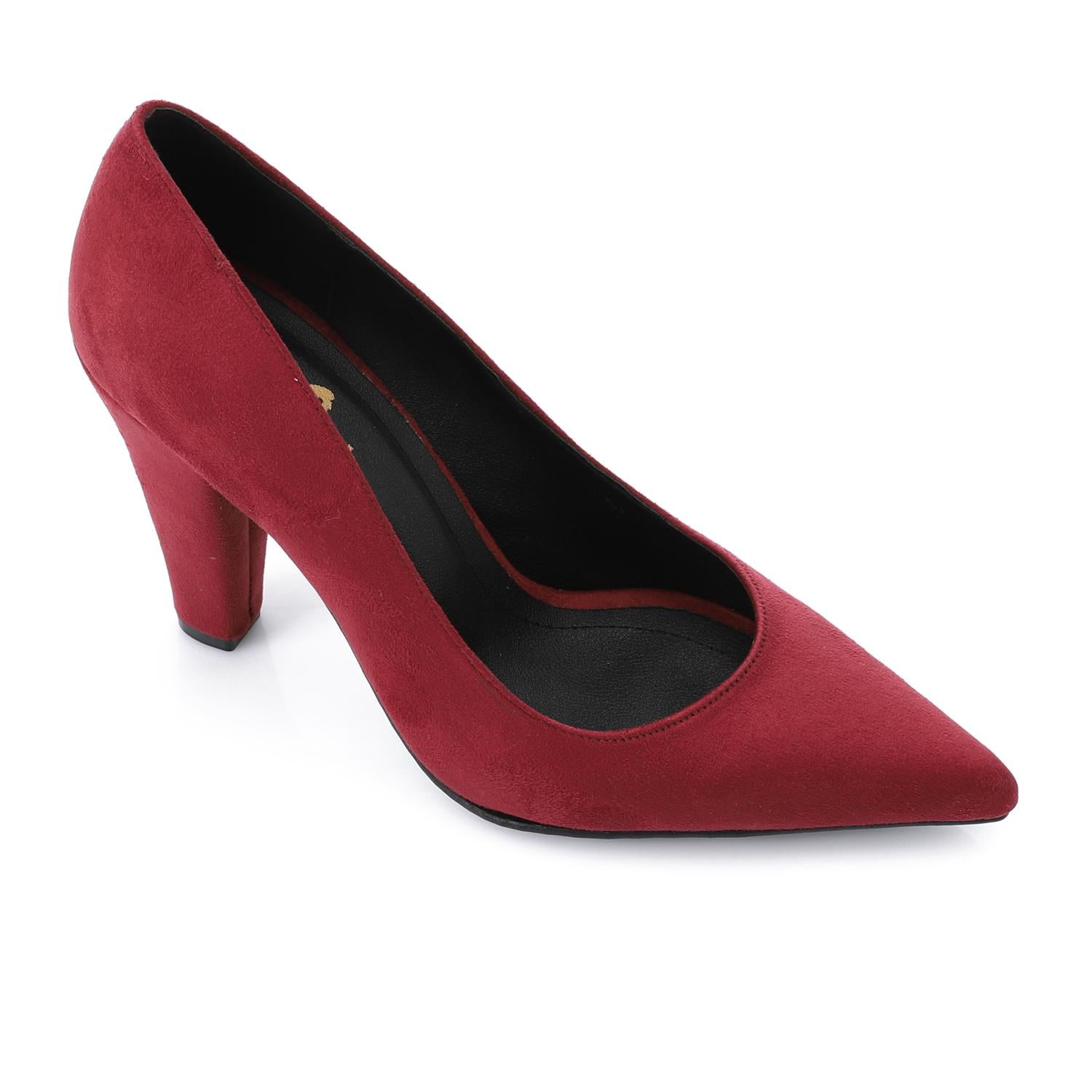 Women's High Heel Mule Sandals – Elegant Pointed Toe, Suede Leather Texture 9CM.