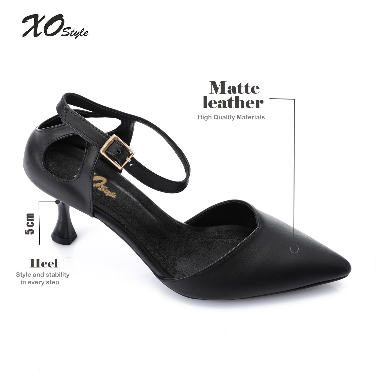 Women's High Heel Mule Sandals – Elegant Pointed Toe, Faux Leather Texture.