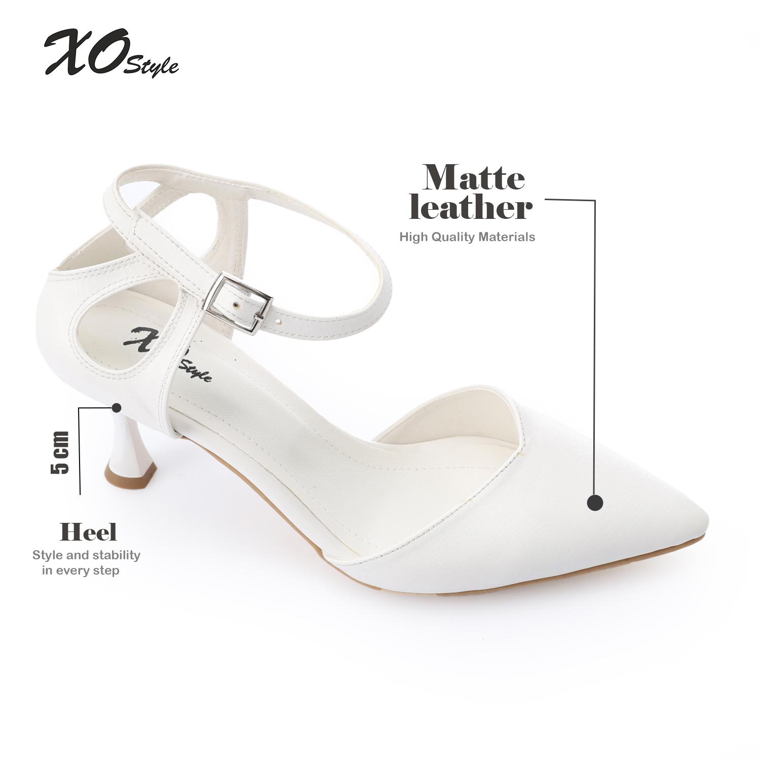 Women's High Heel Mule Sandals – Elegant Pointed Toe, Faux Leather Texture.