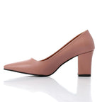Women’s  Block Heel Pumps – Elegant & Comfortable - 6 Cm.