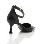 Patent Leather Kitten Heel Pointed Shoes