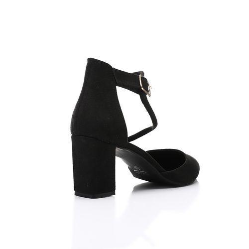 Suede Block Heel