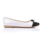 Women Solid Color Pointed Toe Fashionable Vintage Sweet Flat Shoes 1463.