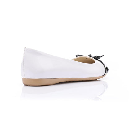 Women Solid Color Pointed Toe Fashionable Vintage Sweet Flat Shoes 1463.