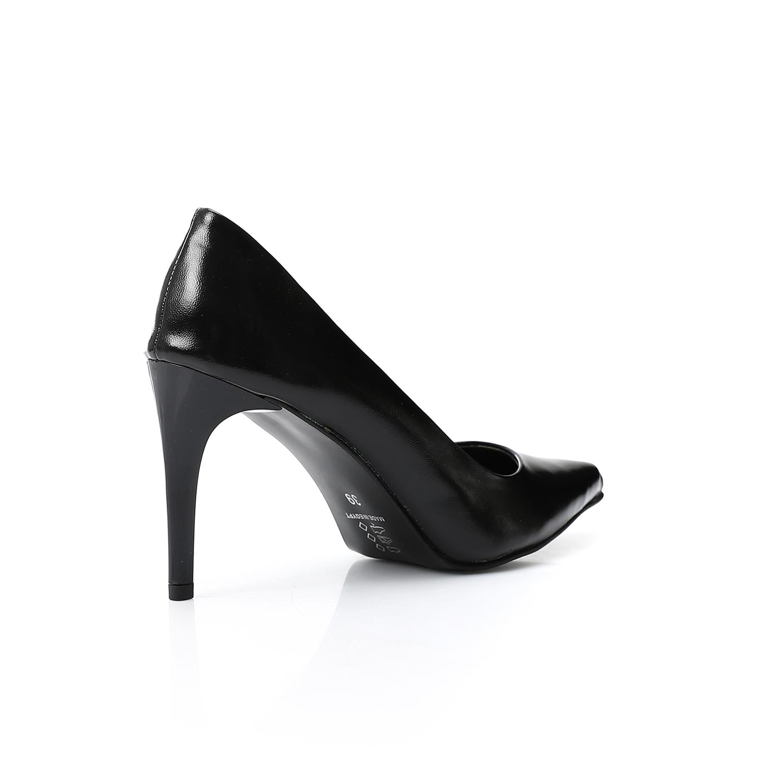 Women's Classic Black Pointed-Toe Pumps