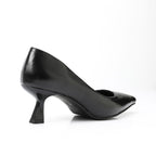 Leather Plain Slingback Pumps