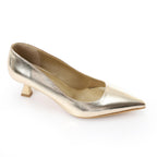 Leather Plain Slingback Pumps
