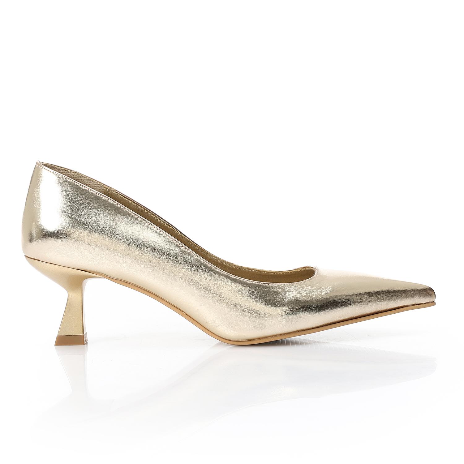 Leather Plain Slingback Pumps