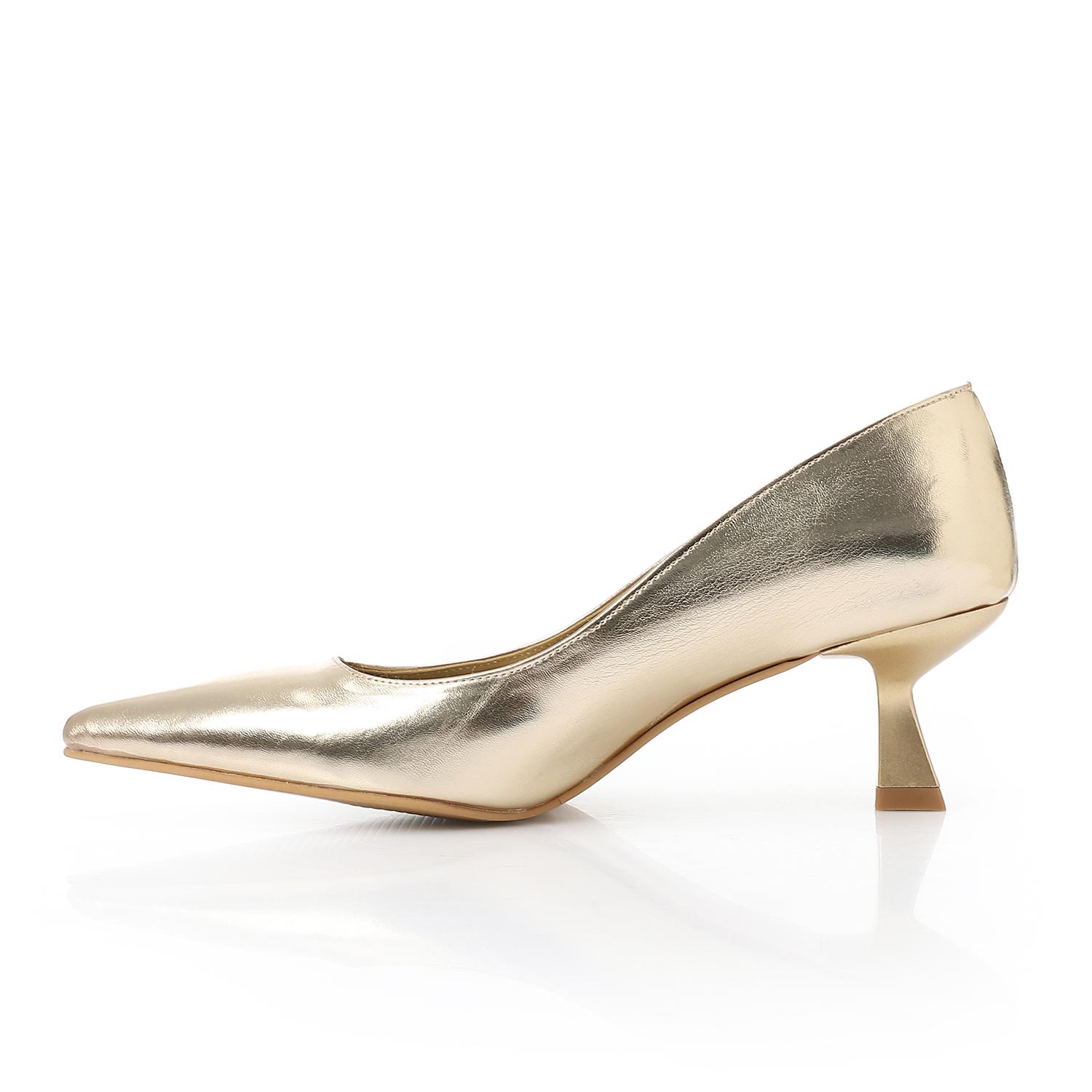 Leather Plain Slingback Pumps