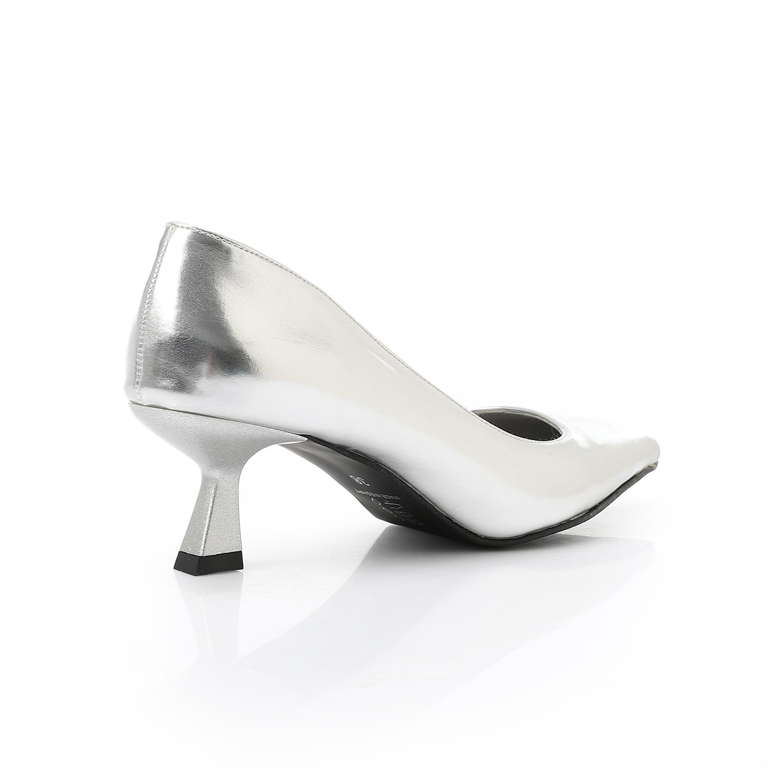 Leather Plain Slingback Pumps