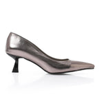 Leather Plain Slingback Pumps