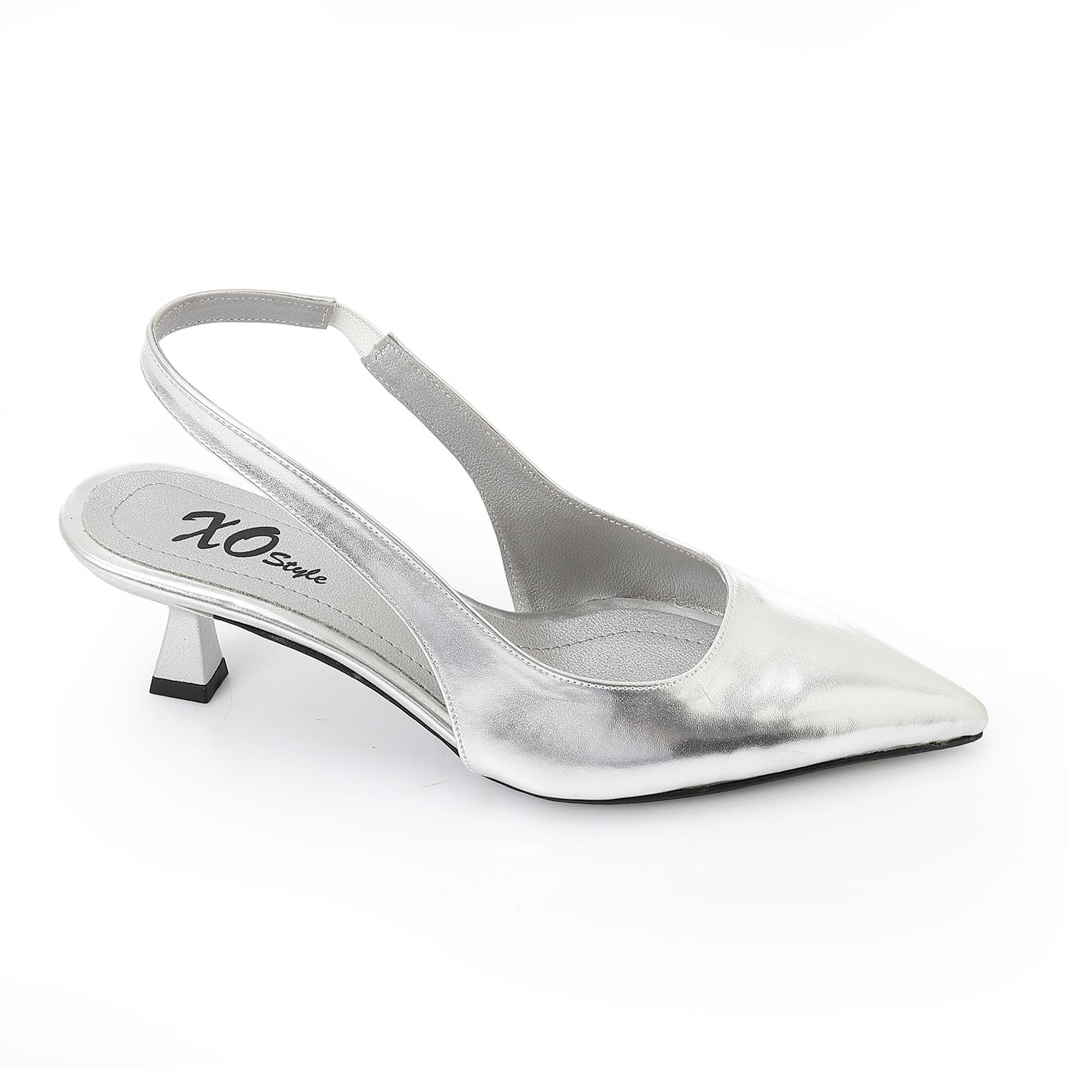 Leather Plain Slingback