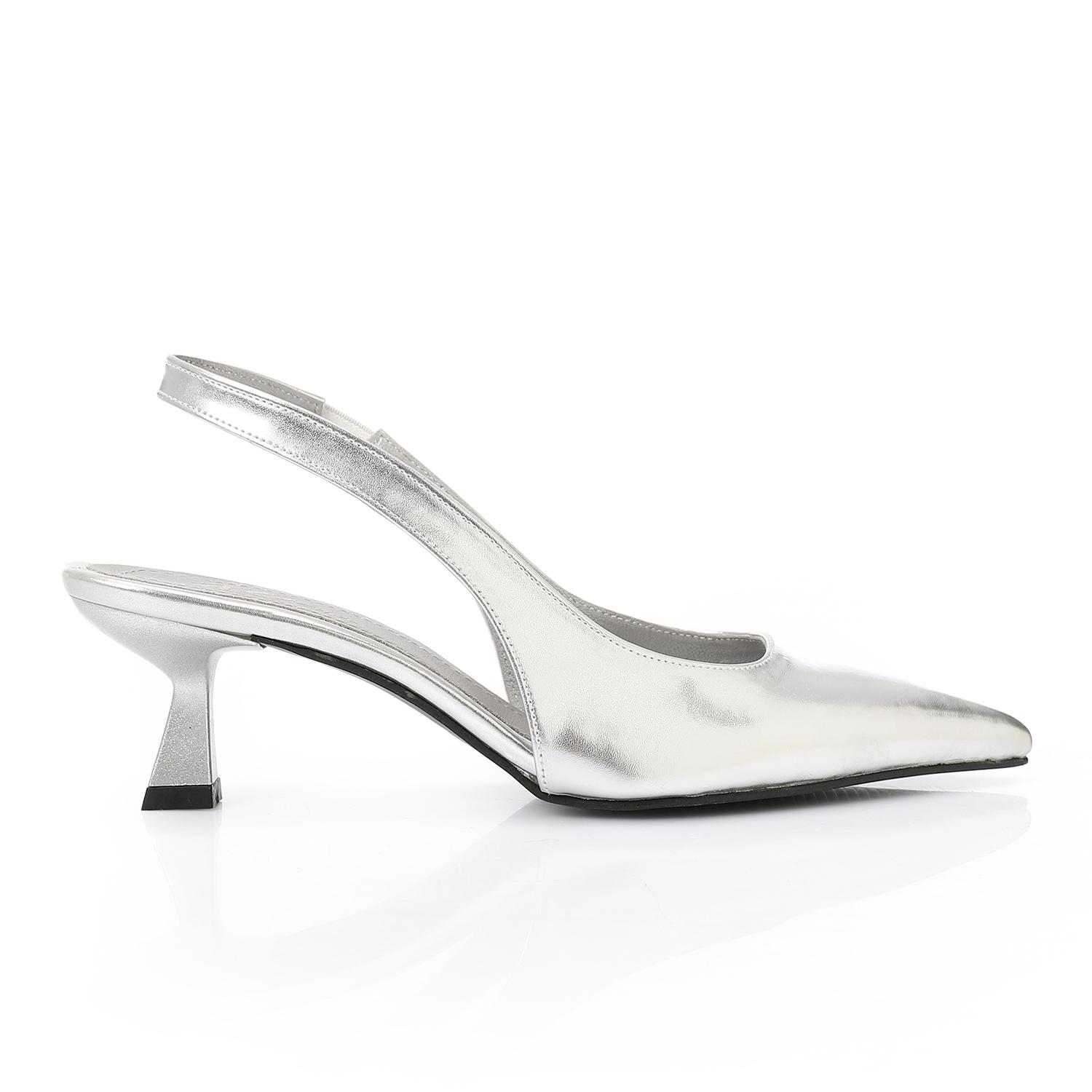 Leather Plain Slingback