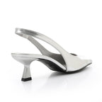 Leather Plain Slingback