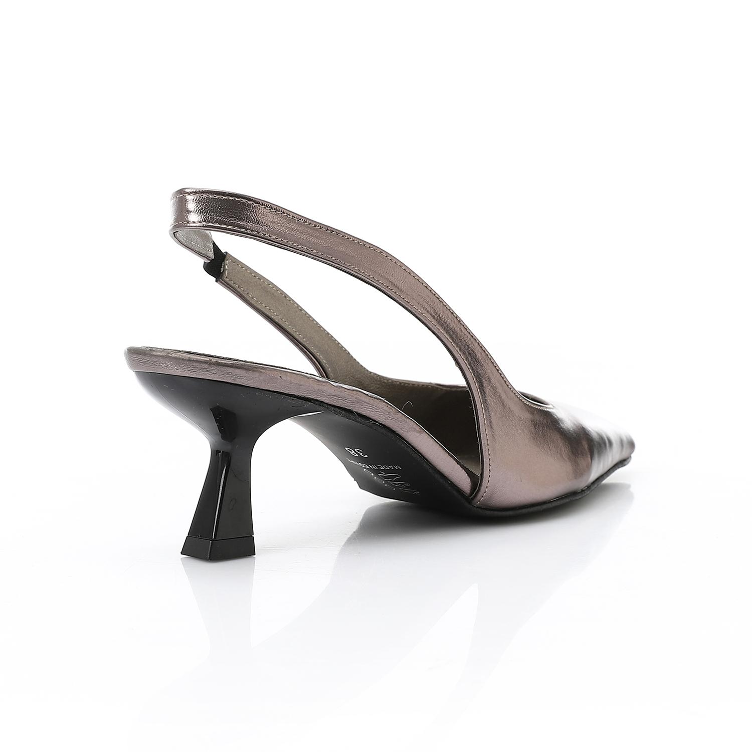 Leather Plain Slingback