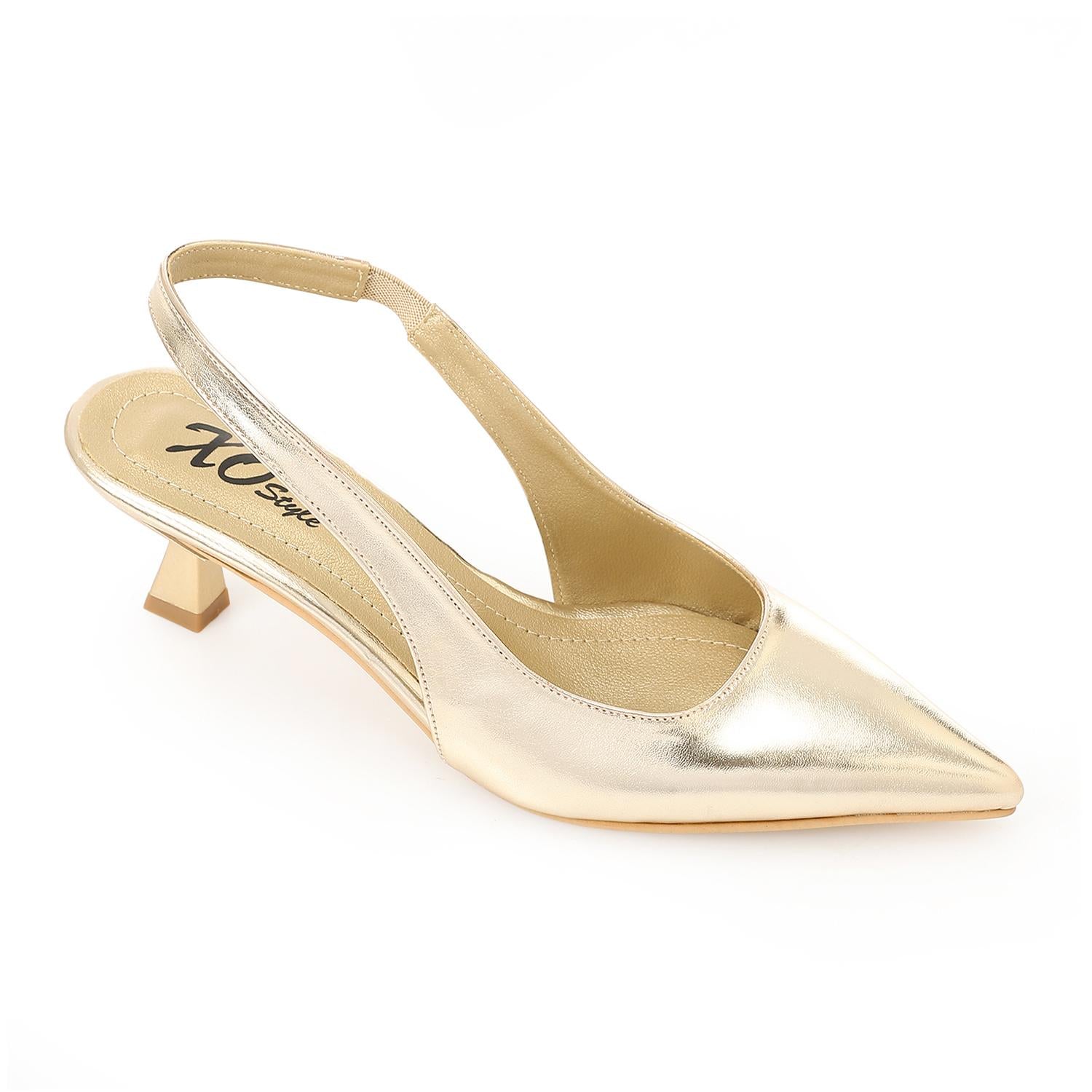 Leather Plain Slingback