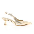 Leather Plain Slingback