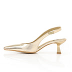Leather Plain Slingback