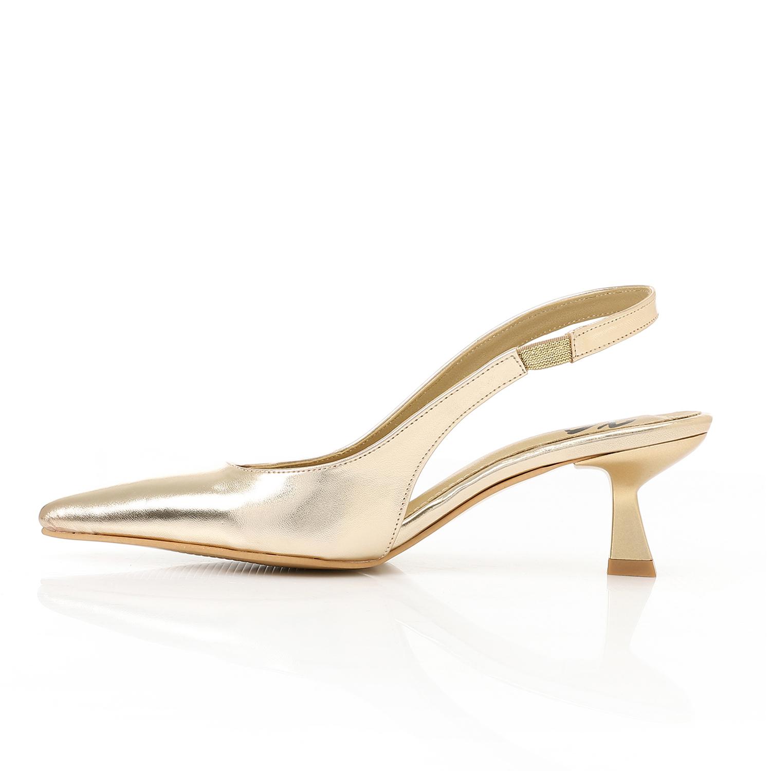 Leather Plain Slingback