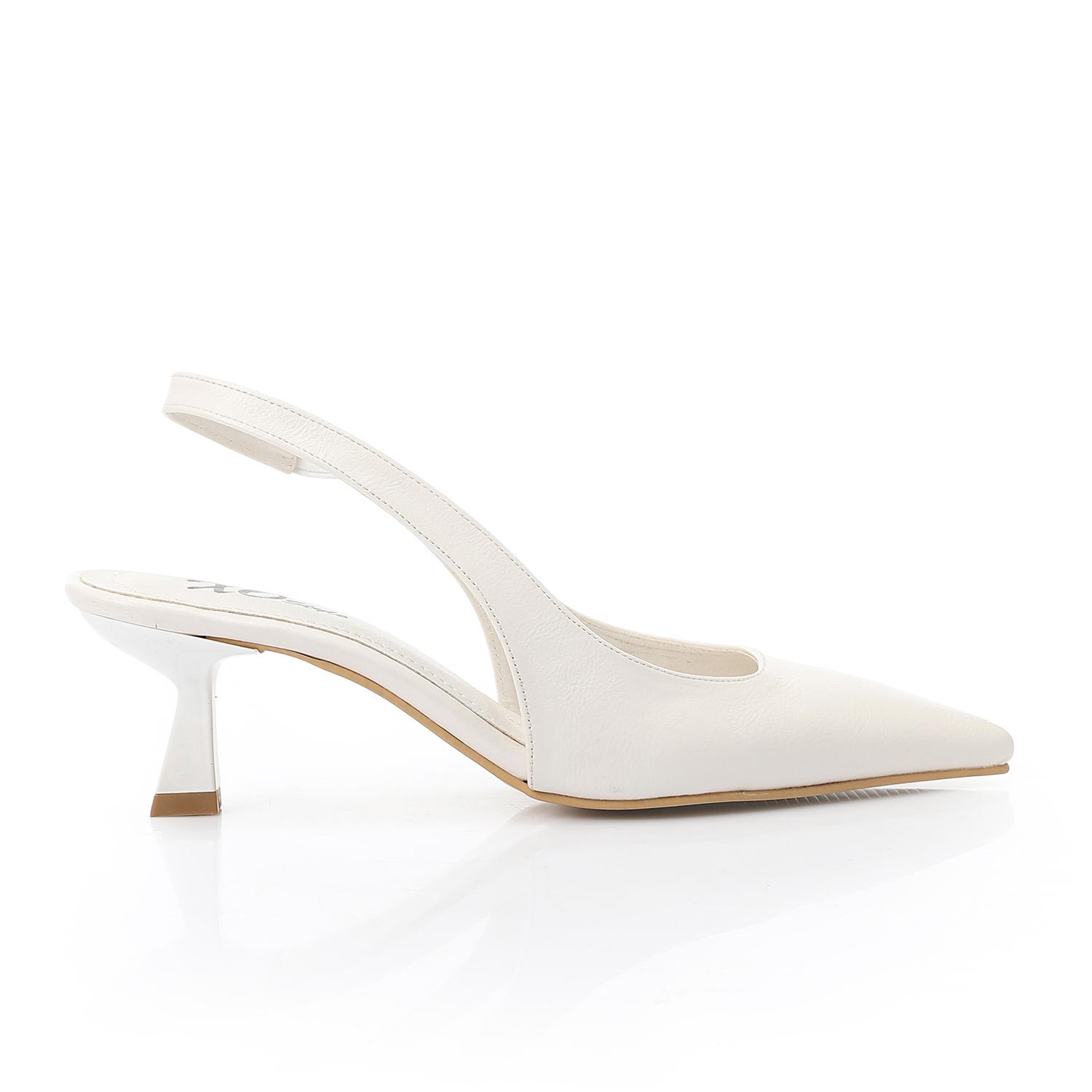 Leather Plain Slingback