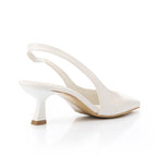Leather Plain Slingback