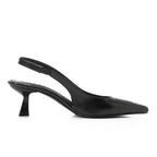 Leather Plain Slingback