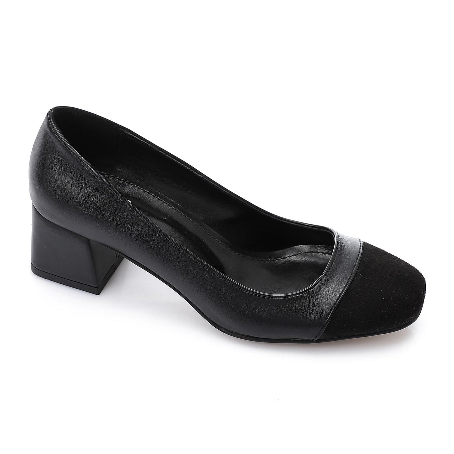 Women’s Block Heel Pumps – Tan Comfortable Elegant.