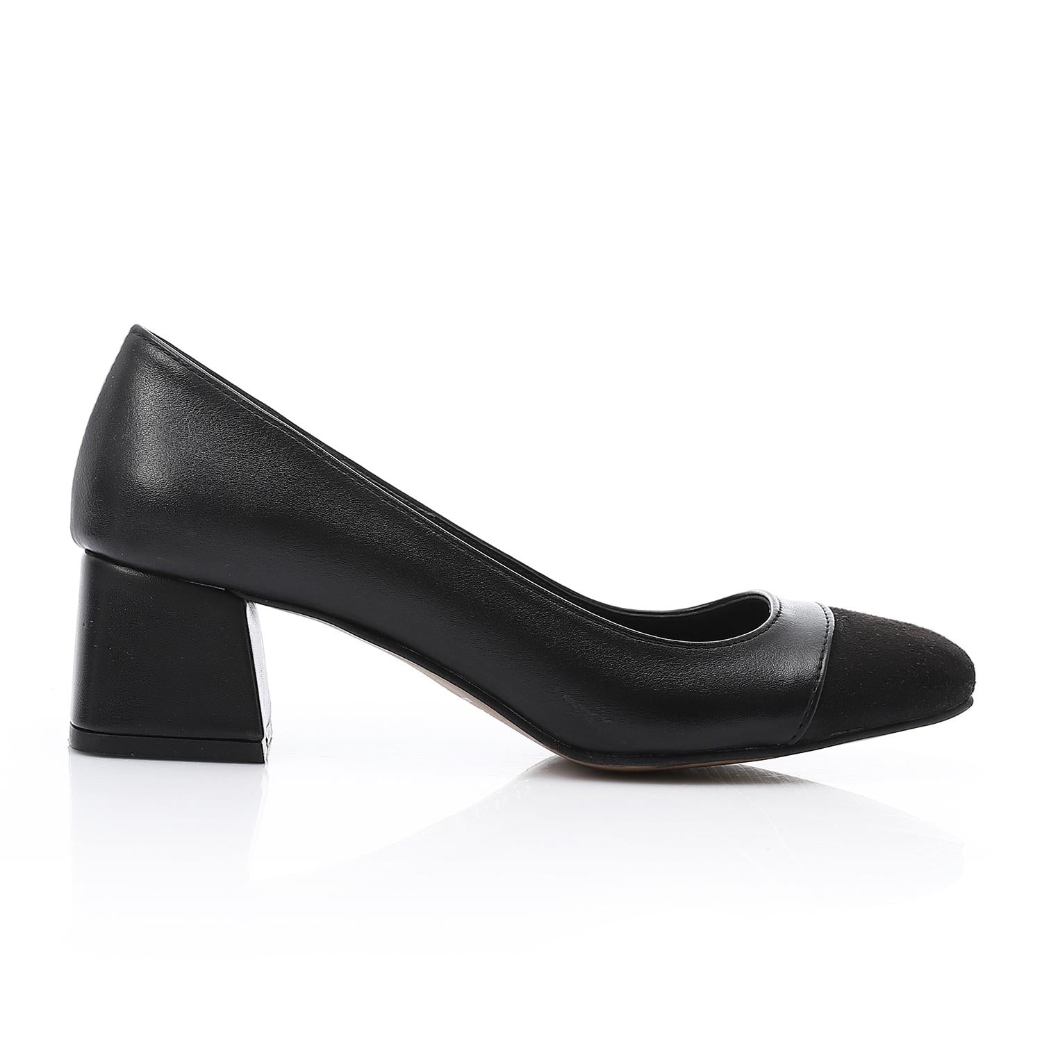 Women’s Block Heel Pumps – Tan Comfortable Elegant.